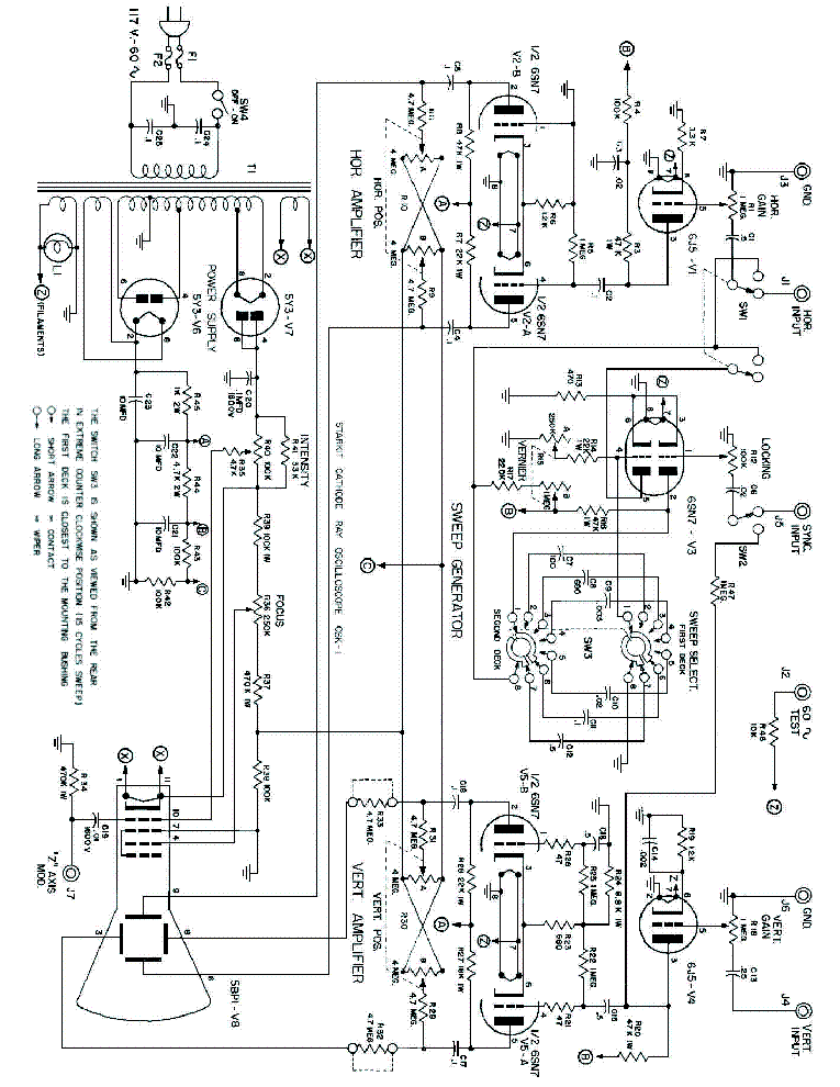 STARK OSK-1 OSCILLOSCOPE SCH service manual