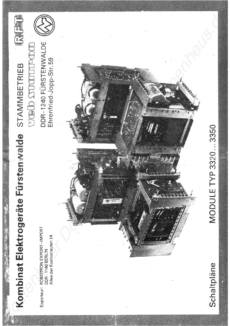 STATRON 3320-3350 service manual