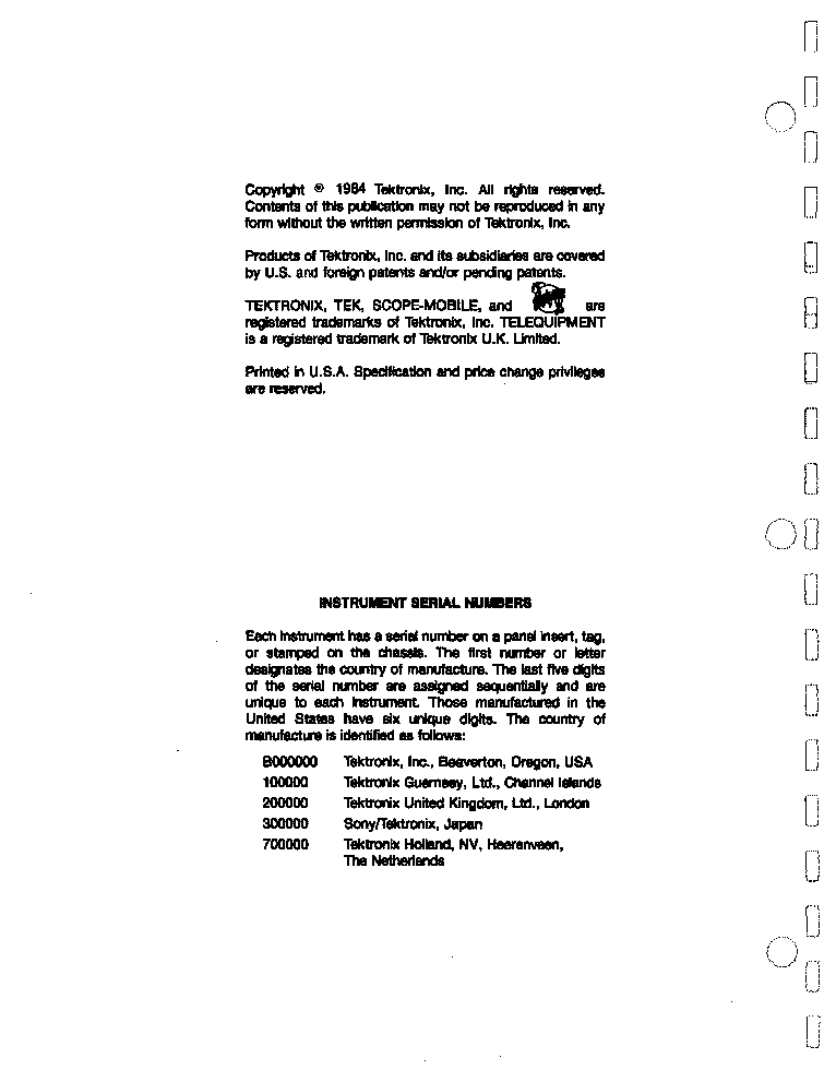 TEKTRONIX 2445-2446-OPTION-06-09 COUNTER-TIMER-TRIGGER AND WORD-RECOGNIZER OPTION 1985 OP SM service manual (2nd page)