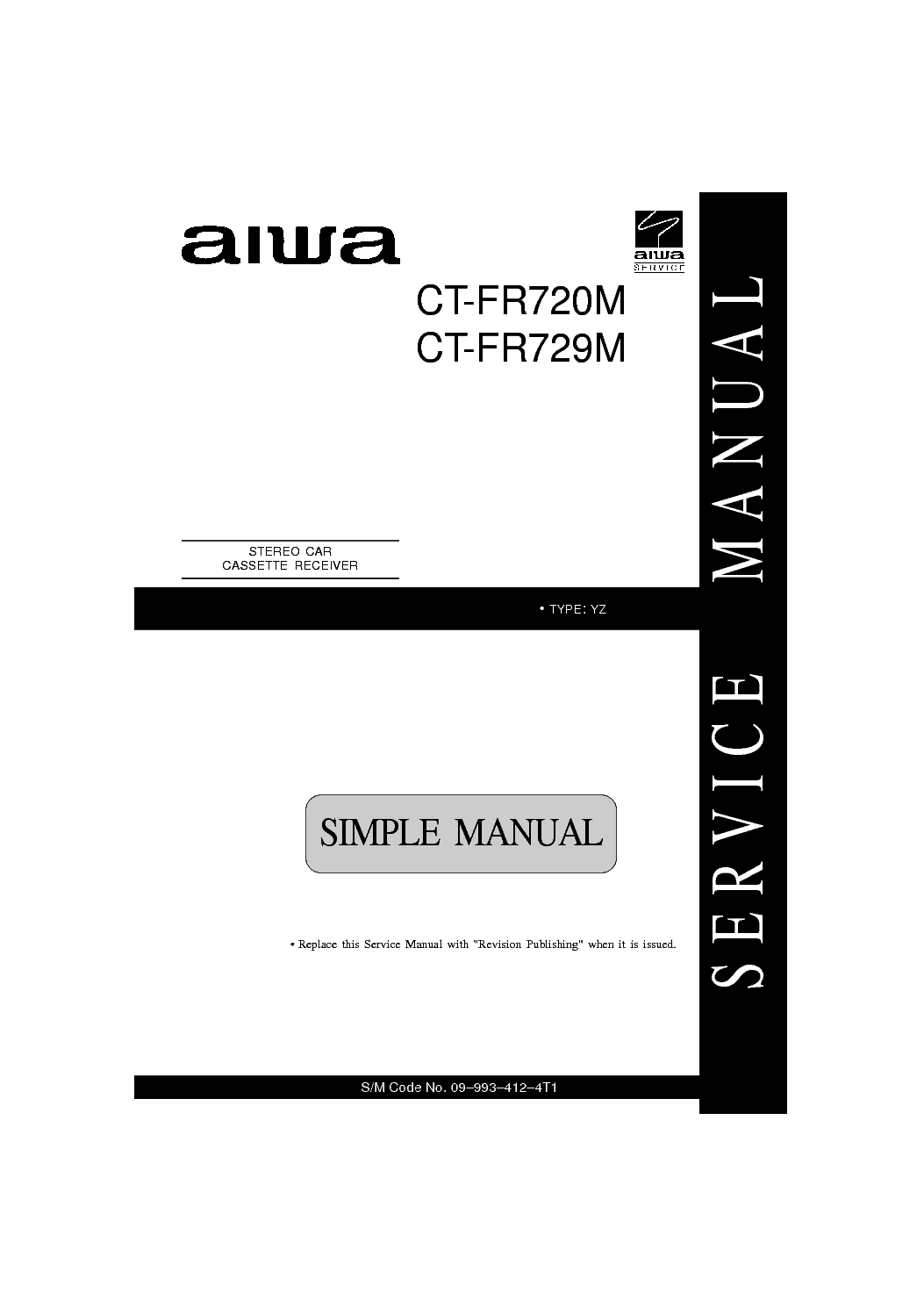 AIWA CT-FR720M-729M service manual
