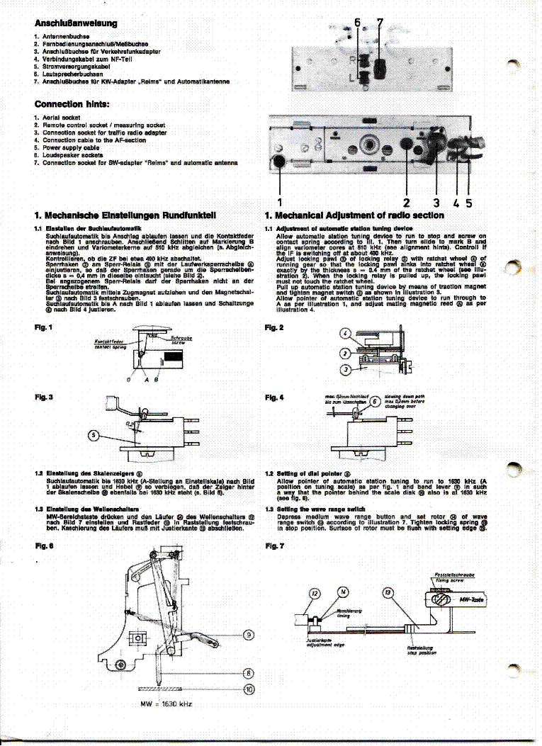 BECKER MEXICO-CASSETTE-VOLLSTEREO-375 SM DE service manual (2nd page)