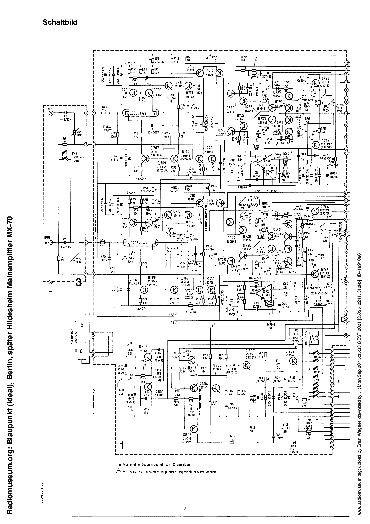 BLAUPUNKT BERLIN MX-70 SCH service manual (1st page)