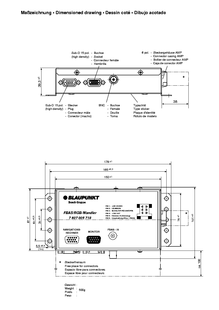 BLAUPUNKT FBAS-RGB TRANSFORMER service manual (2nd page)