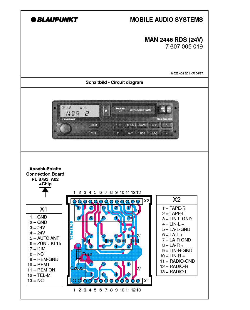 Blaupunkt werke gmbh схема