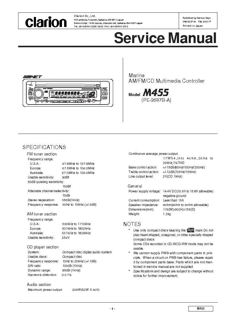 Clarion Vrx755Vd Wiring Diagram from elektrotanya.com