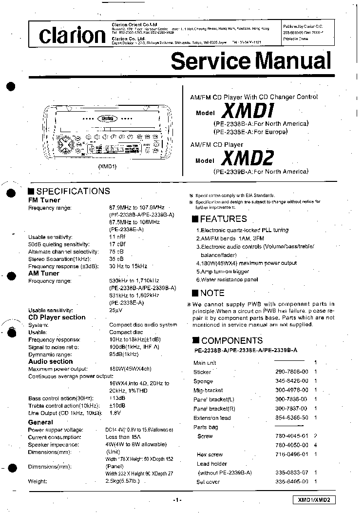 Clarion Xmd2 Wiring Diagram Clarion Xmd2 Wiring Diagram