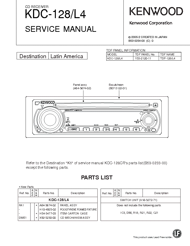 Kenwood Kdc Mp142 Wiring Diagram - Wiring Diagram Schemas