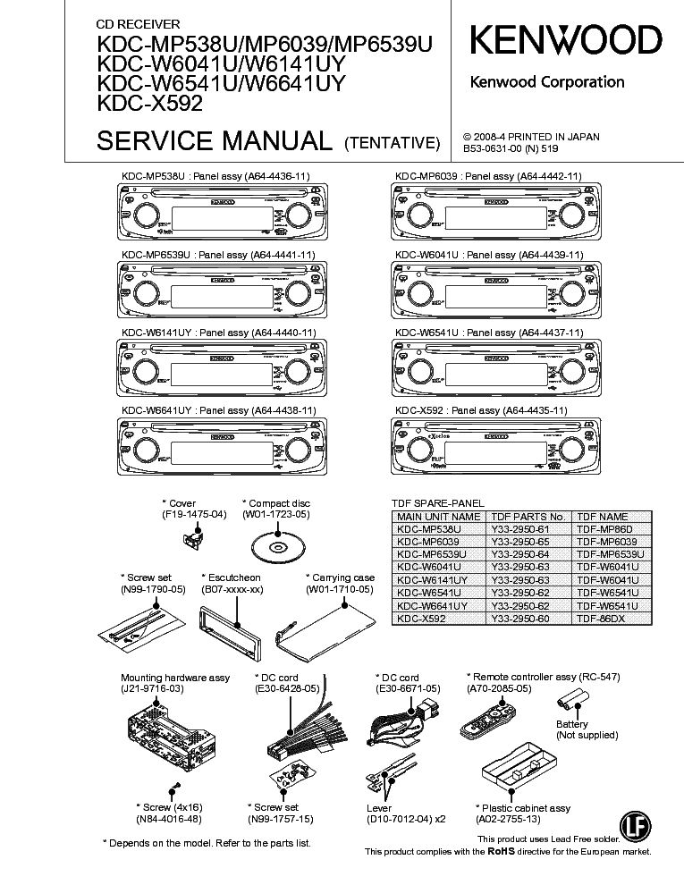 Kenwood kac 848 схема