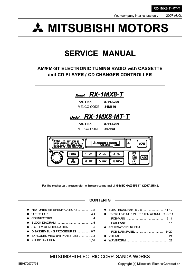 Mitsubishi electric manuals