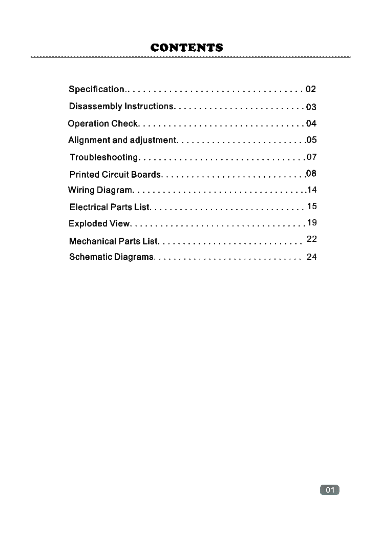 MYSTERY MAR-909U SM Service Manual download, schematics, eeprom, repair ...