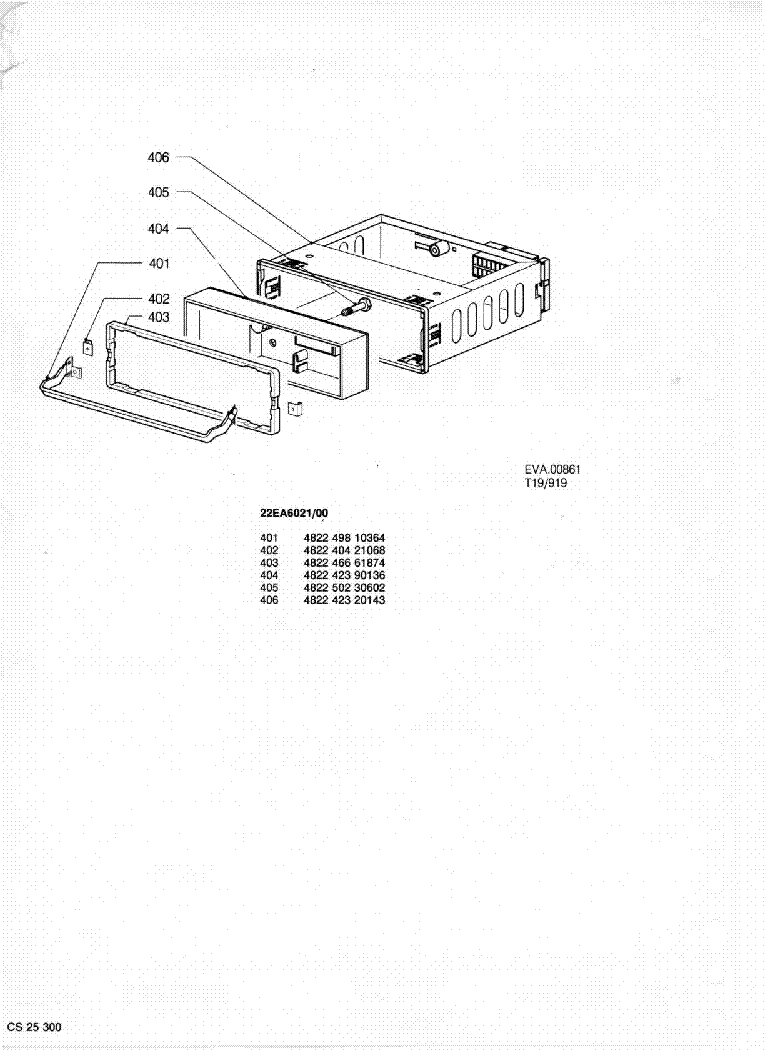 PHILIPS 22EA6021-00 SM Service Manual download, schematics, eeprom ...