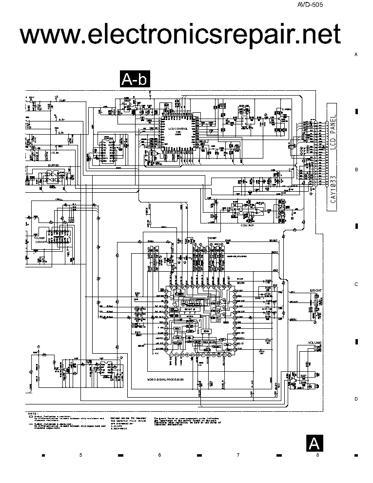 PIONEER AVD-505 SCH service manual (2nd page)