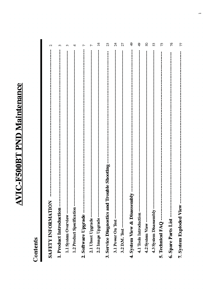 PIONEER AVIC-F500BT SM service manual (2nd page)