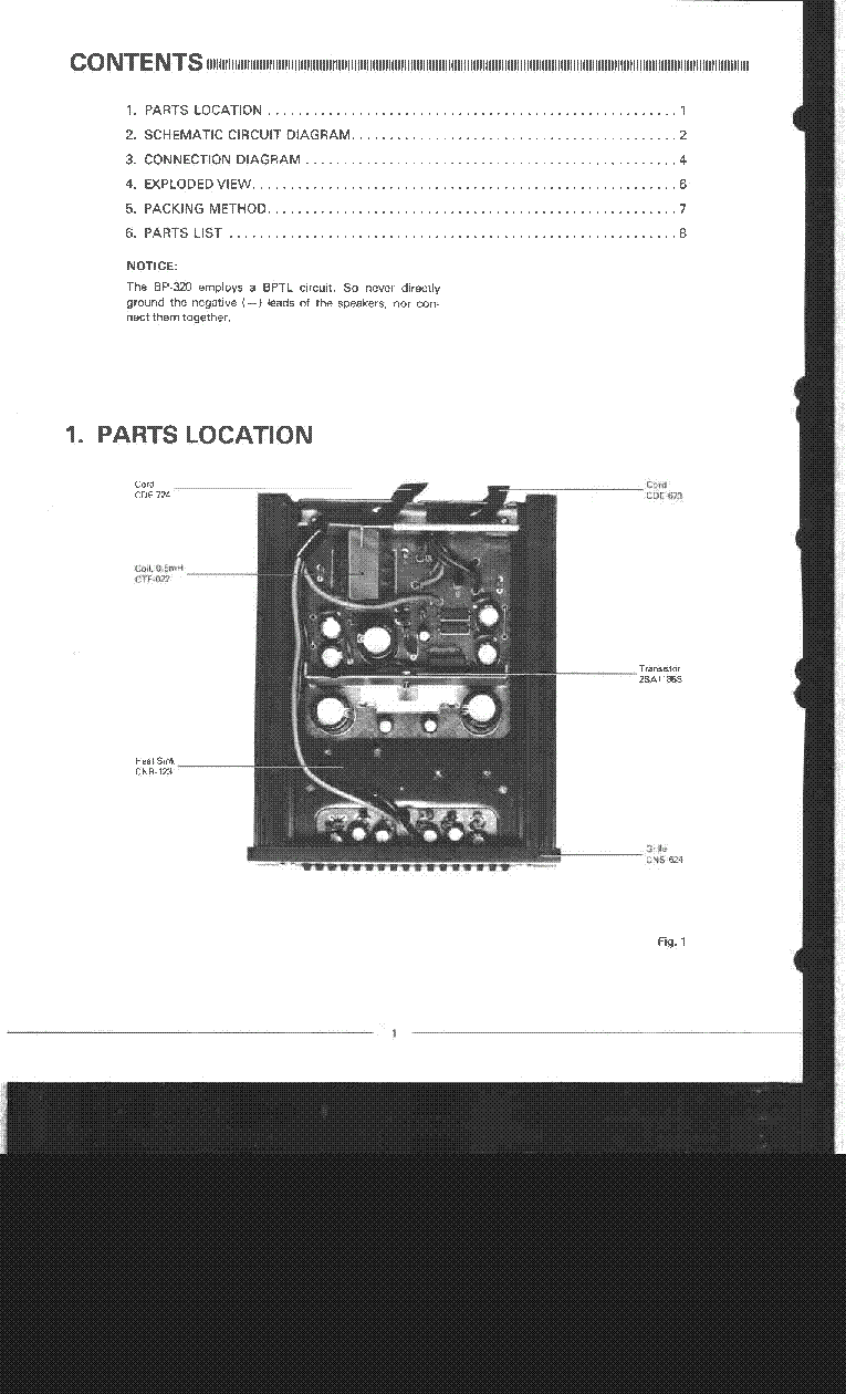 PIONEER BP-320 SM service manual (2nd page)