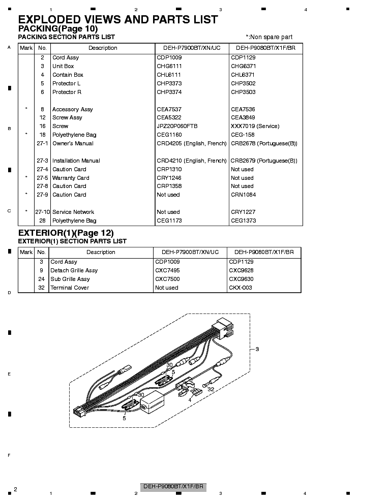 PIONEER DEH-P9080BT CRT4178 CAR AUDIO service manual (2nd page)