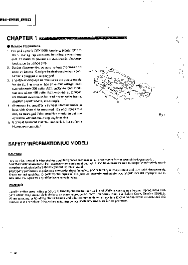 PIONEER FH-P95 FH-P90 SM service manual (2nd page)