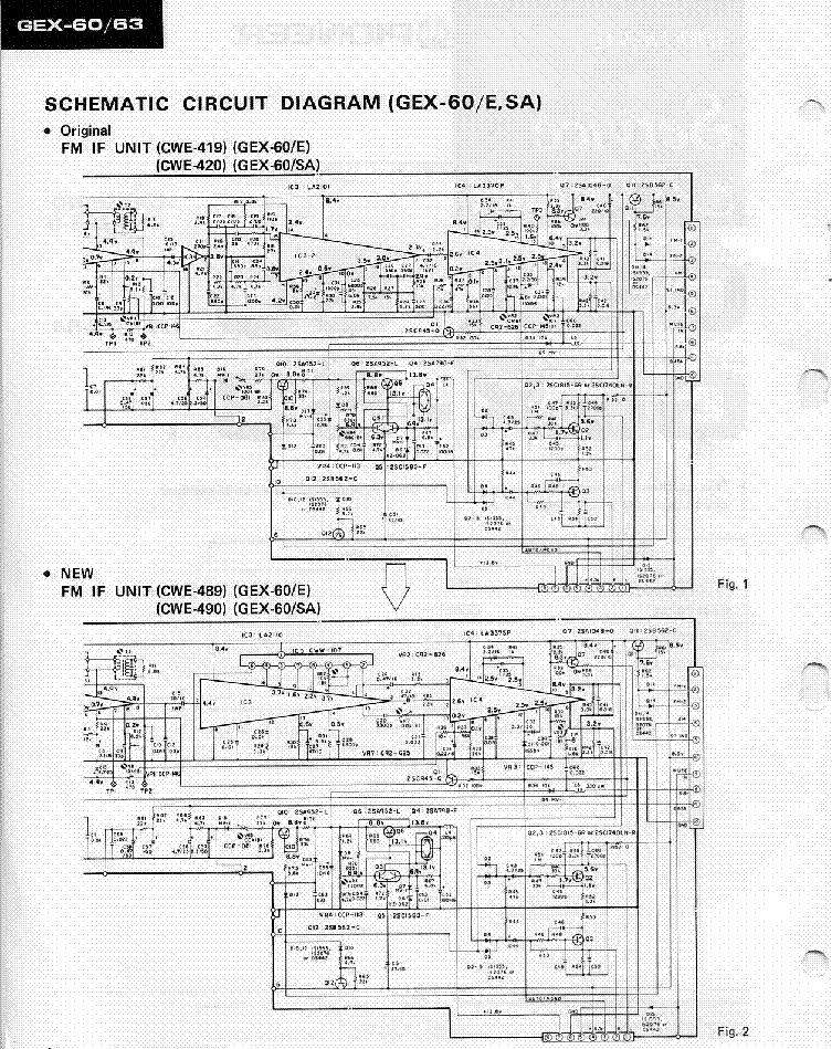 PIONEER GEX-60 GEX-63 SCH service manual (2nd page)