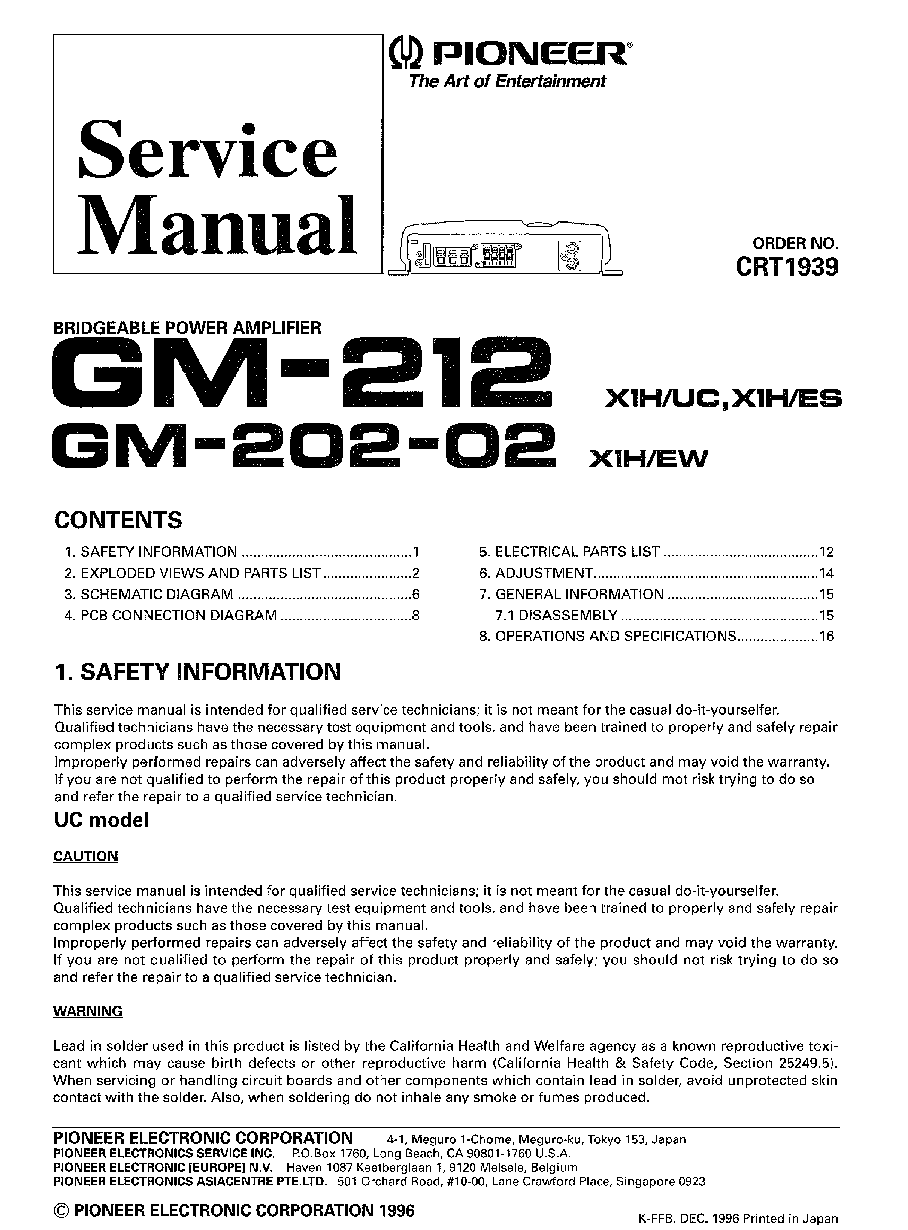 gm service information