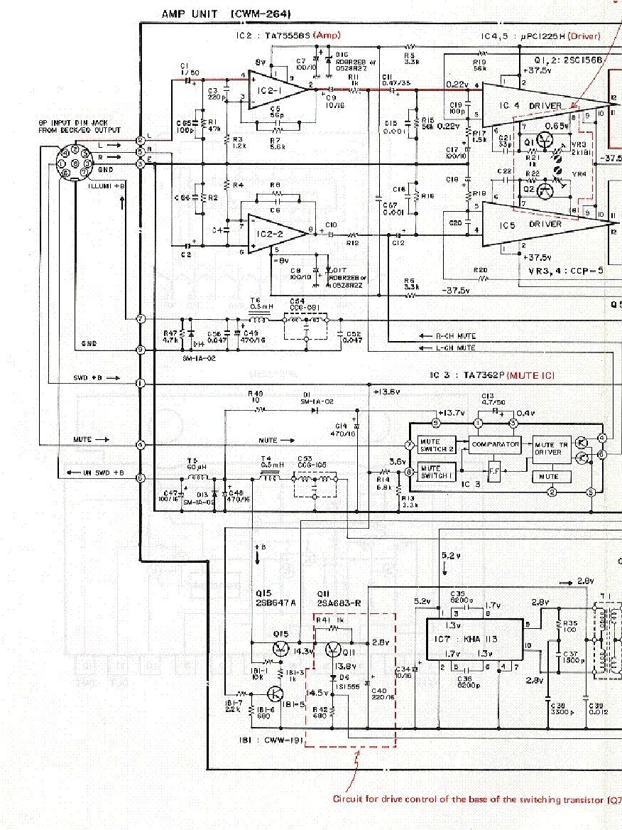 Pioneer kp 500 schematic diagram