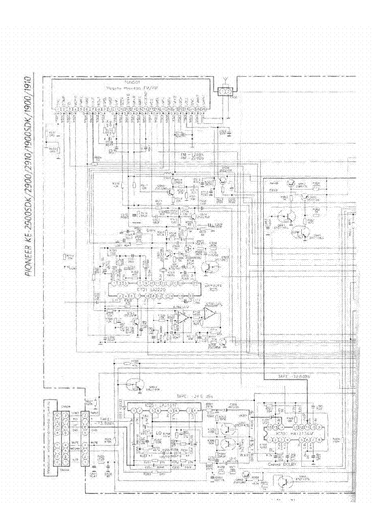 PIONEER KE-1900,1910,2900,2910 service manual (1st page)