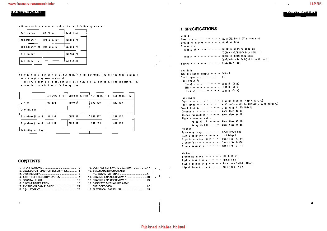 PIONEER KEH-M9741ZT KEH-M9641ZT SERIES CRT1232 service manual (2nd page)