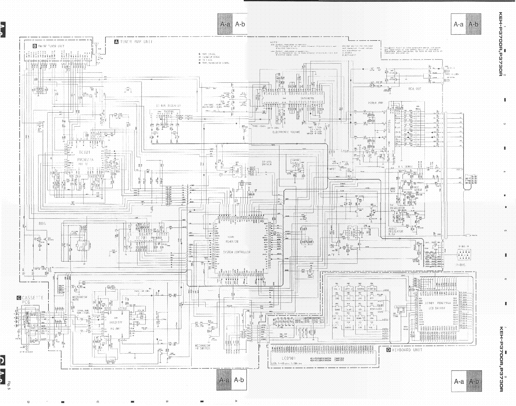 PIONEER CD-R320 CRT4076 AUDIO CAR Service Manual download, schematics,  eeprom, repair info for electronics experts