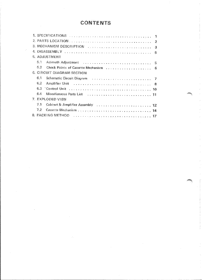 PIONEER KP-212 service manual (2nd page)
