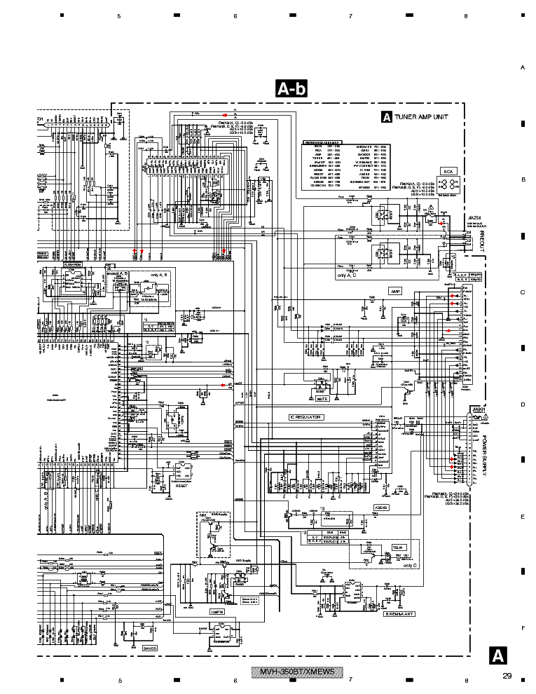 PIONEER MVH 350BT XME-W5 CRT5065 SCH service manual (2nd page)