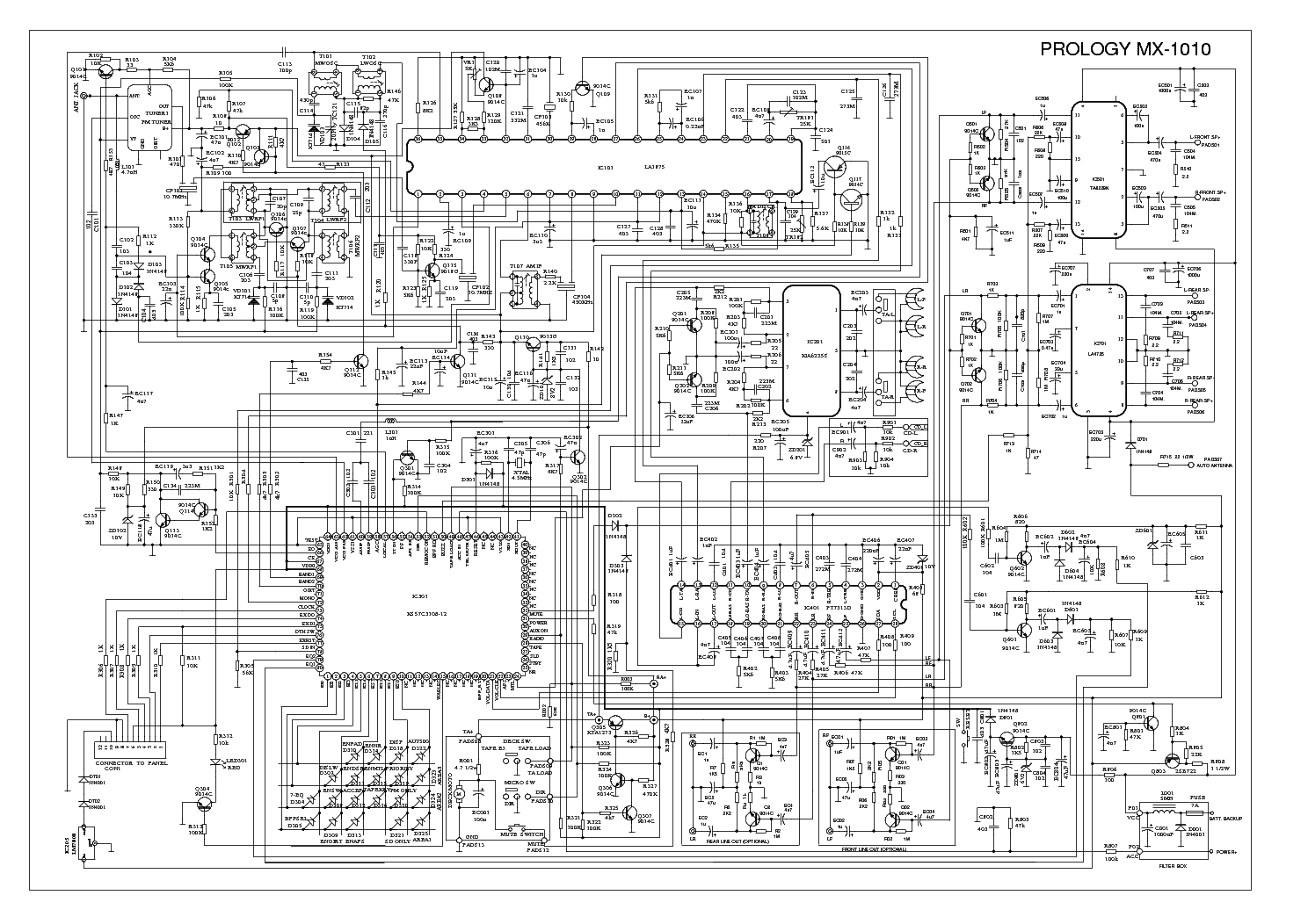 Prology cmu 301 схема