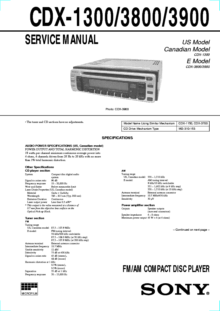 sony-cdx-1300-3800-3900-sm-2-service-manual-download-schematics