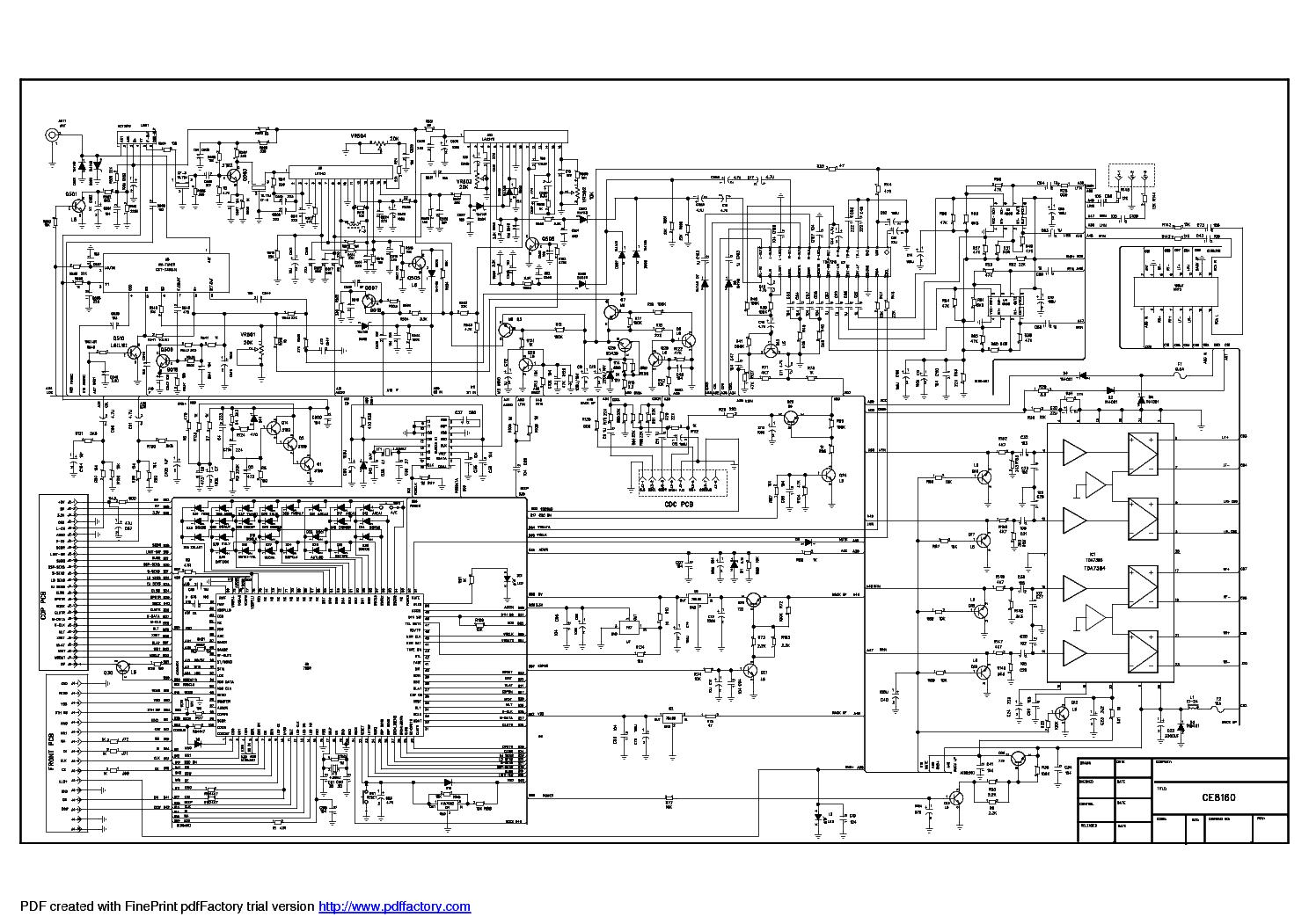 Схема переносной магнитолы vitek - 88 фото