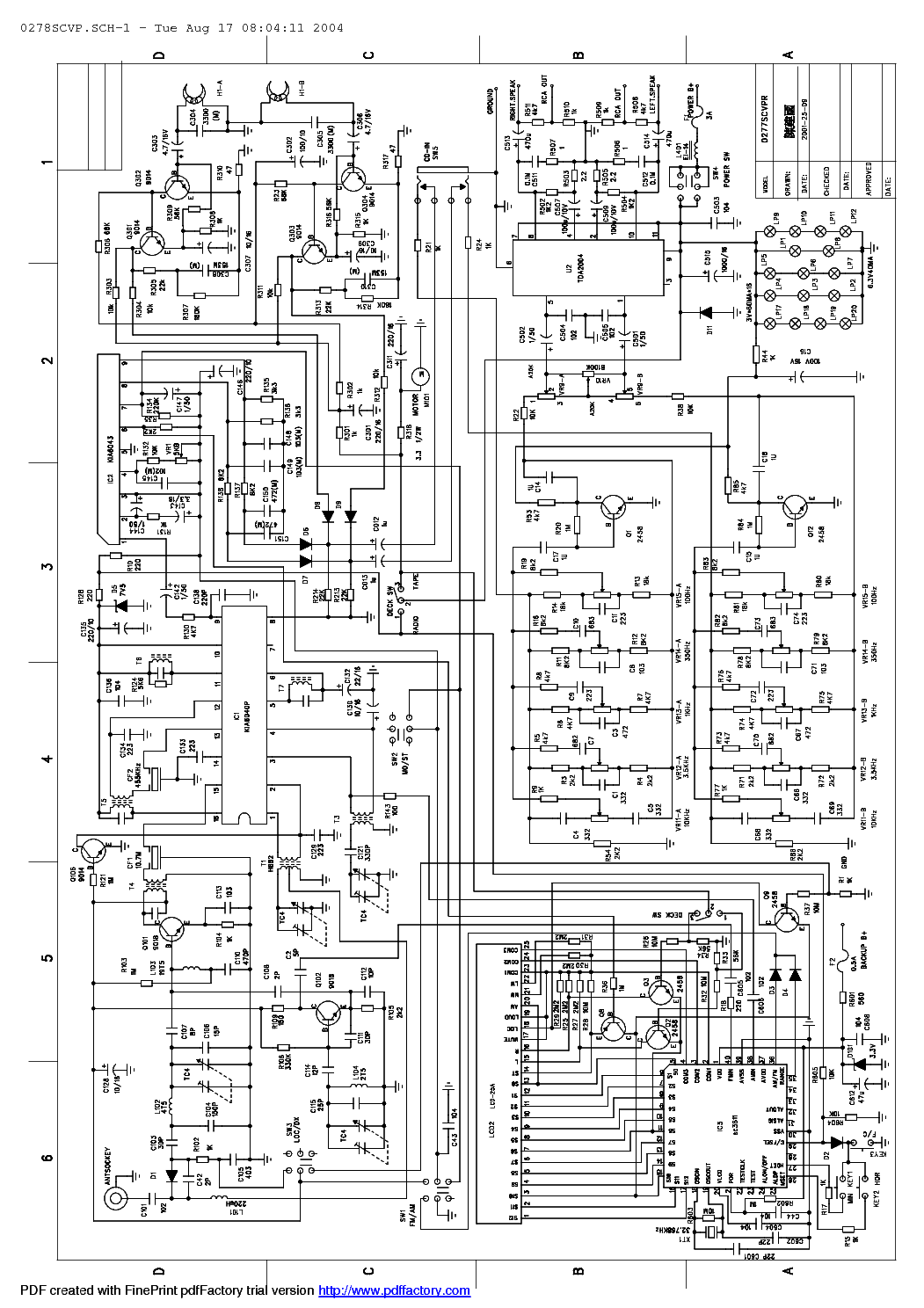 Схема vitek vt 3008