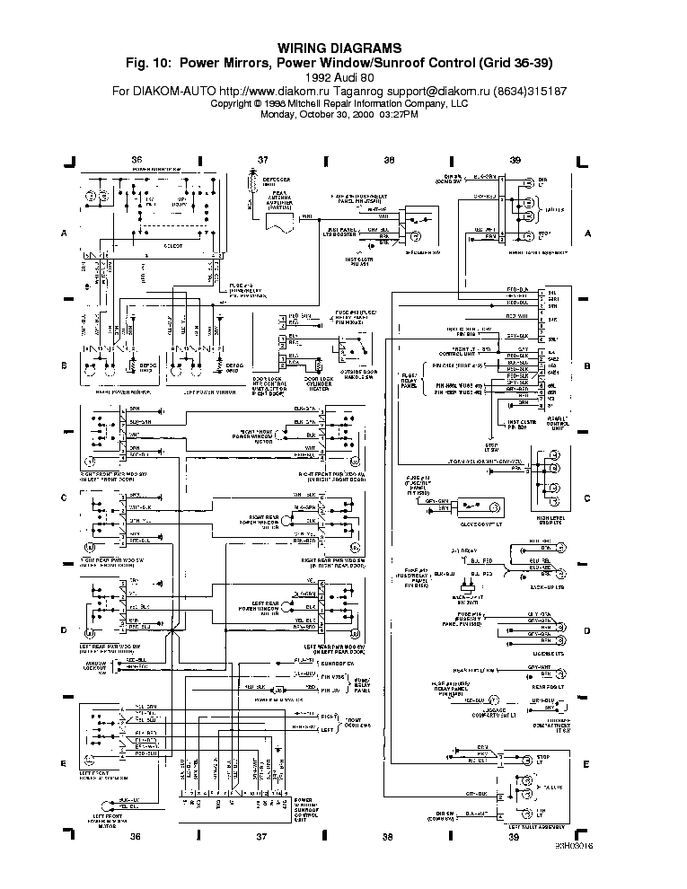 Audi 80 b4 1992 мануал pdf online