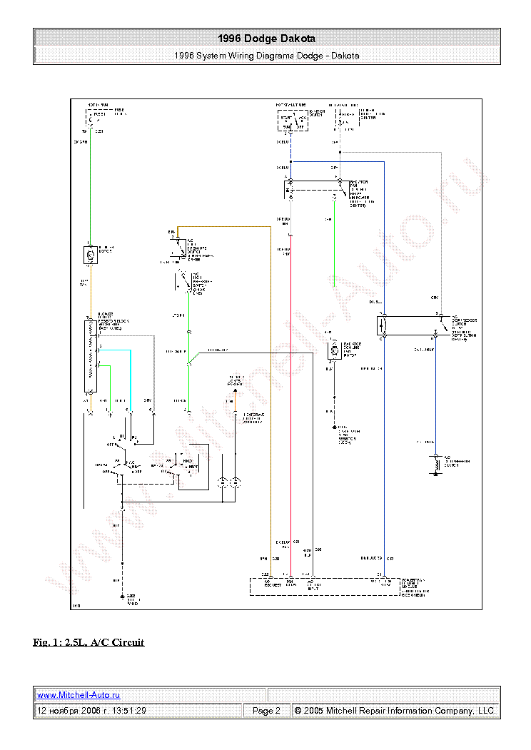 Dakota Wiring Diagram