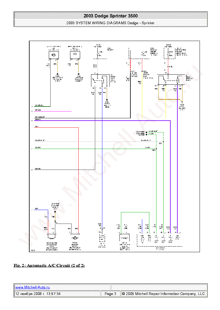 2003 Sprinter Engine Diagram