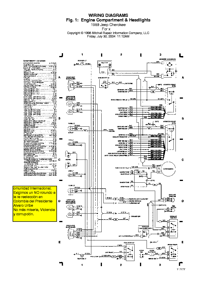 Free Wiring Diagrams Jeep Cherokee