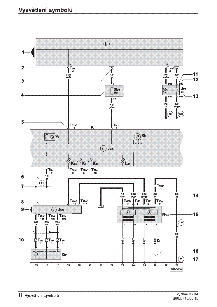 SKODA OCTAVIA II ELECTRIC WIRING DIAGRAM Service Manual download, schematics, eeprom, repair ...