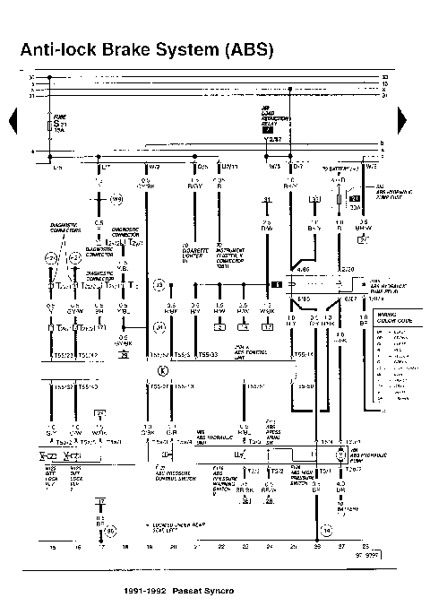 VOLKSWAGEN POLO 9N ABS SYNCRO WIRING DIAGRAM Service ...