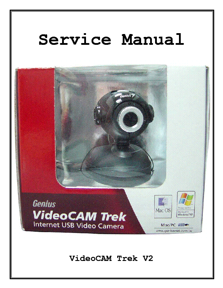 genius usb camera videocam trek driver windows 10