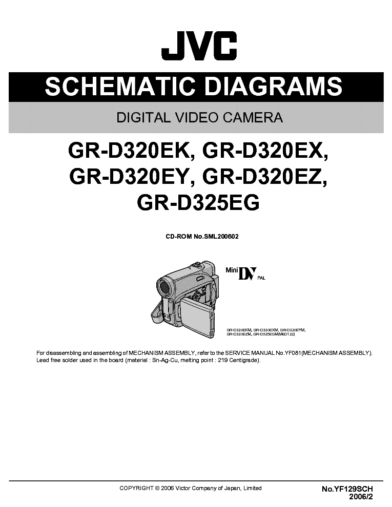 JVC GR-D320 D325 SCH service manual
