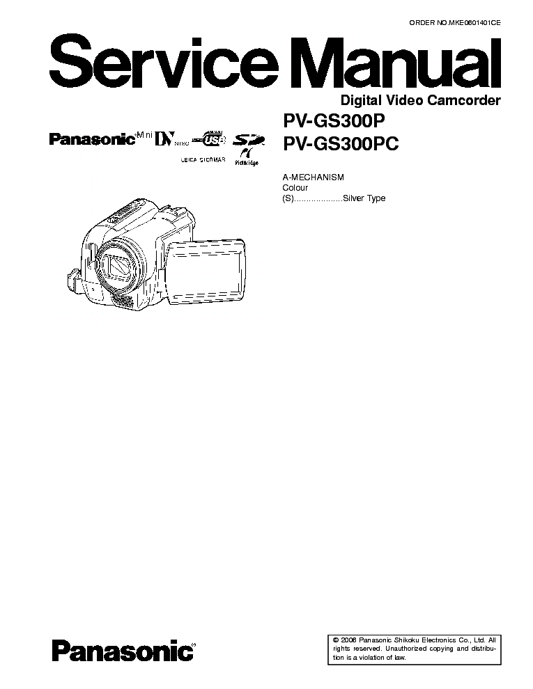 SAMSUNG PV-GS300P PV-GS300PC service manual