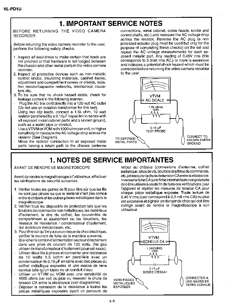 SHARP VL-PD1 SM service manual (2nd page)