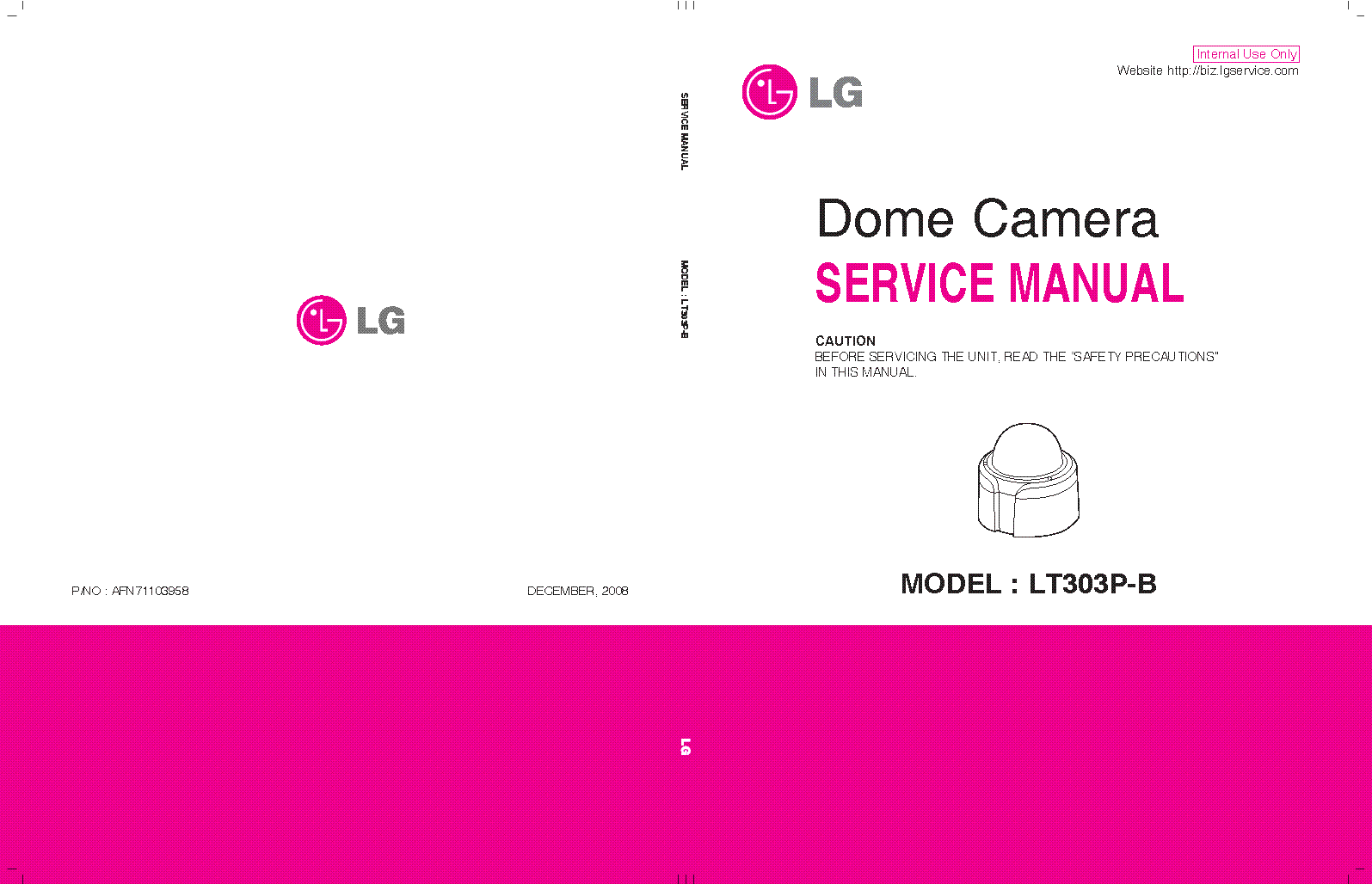 LG LT303P-B SM service manual