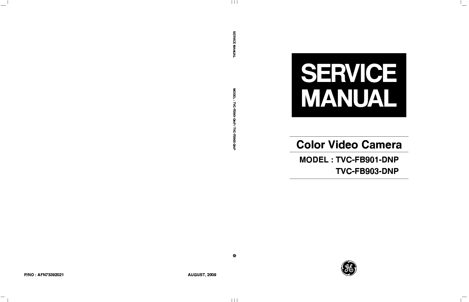 LG TVC-FB901-DNP TVC-FB903-DNP service manual