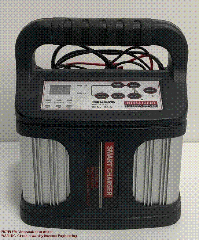 BILTEMA 37-746 15A LEAD BATTERY CHARGER SCHEMATIC Service Manual download, schematics, eeprom, repair info for electronics