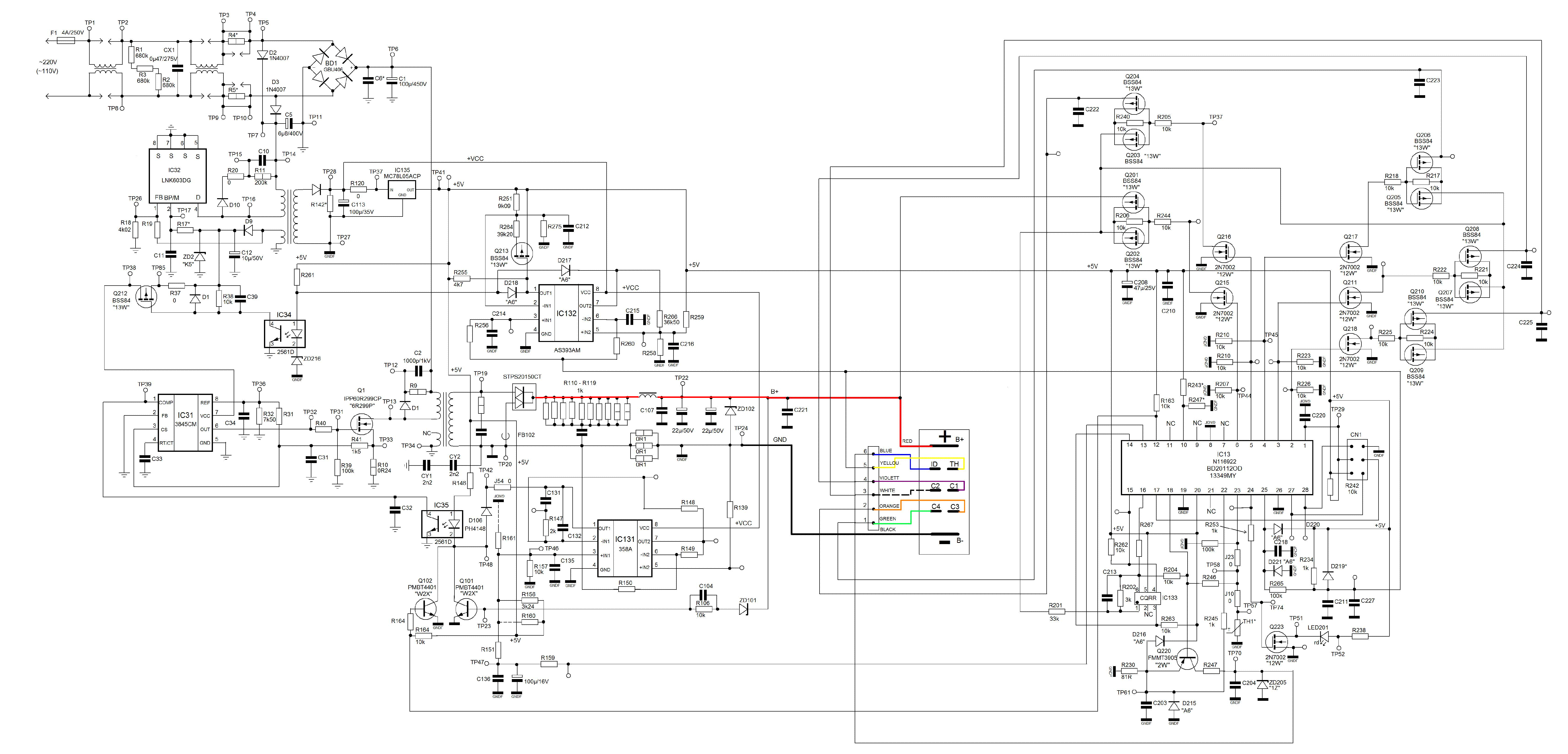 Dewalt dcb105 schematic