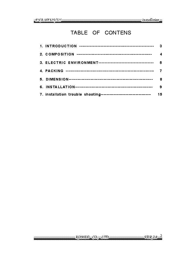 Comed Eva Hf325 Hf525 Ver 2 0 Generator Xray Machine Service Manual Download Schematics Eeprom Repair Info For Electronics Experts
