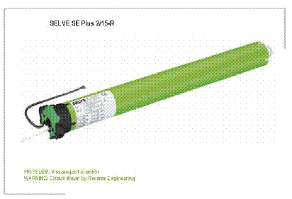 SELVE SE PLUS 2-15-R SHUTTERS MOTOR SCHEMATIC service manual (1st page)
