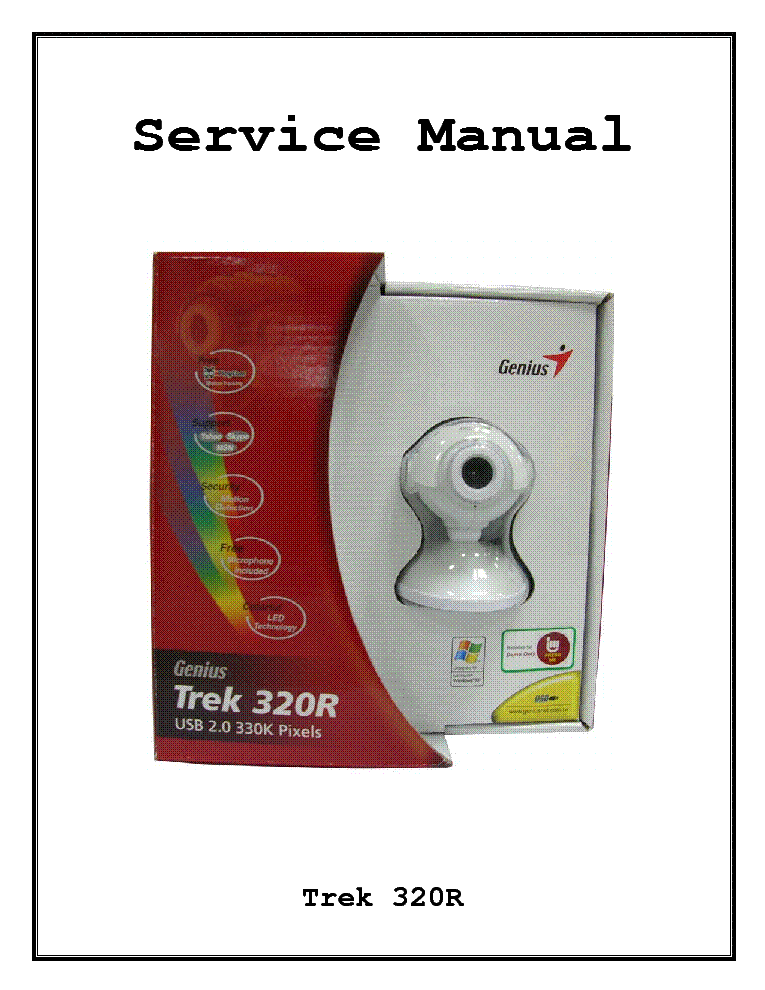GENIUS TREK-320RV1.0 Service Manual download, schematics, eeprom, repair info for electronics 