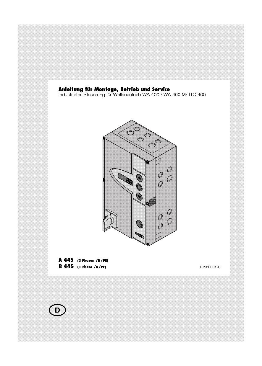 HORMANN A445 MANUAL PDF type r tachometer wiring diagram 